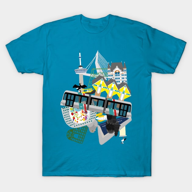 Rondje Rotterdam T-Shirt by Ckoe